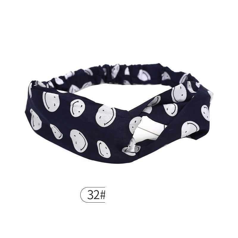 Elastic Cross Hairband Ladies Headband Hair Band Yoga Sports Headband