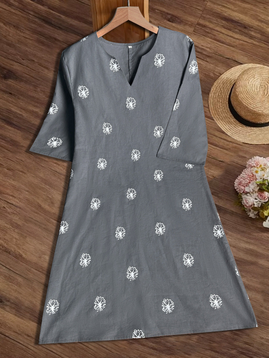 White Lace Ruffled Short Sleeves Hollow Dress