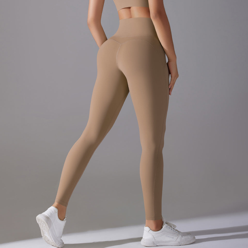 Internet Celebrity High Waist Hip Lift Nude Feel Hot Pants Yoga Pants Women