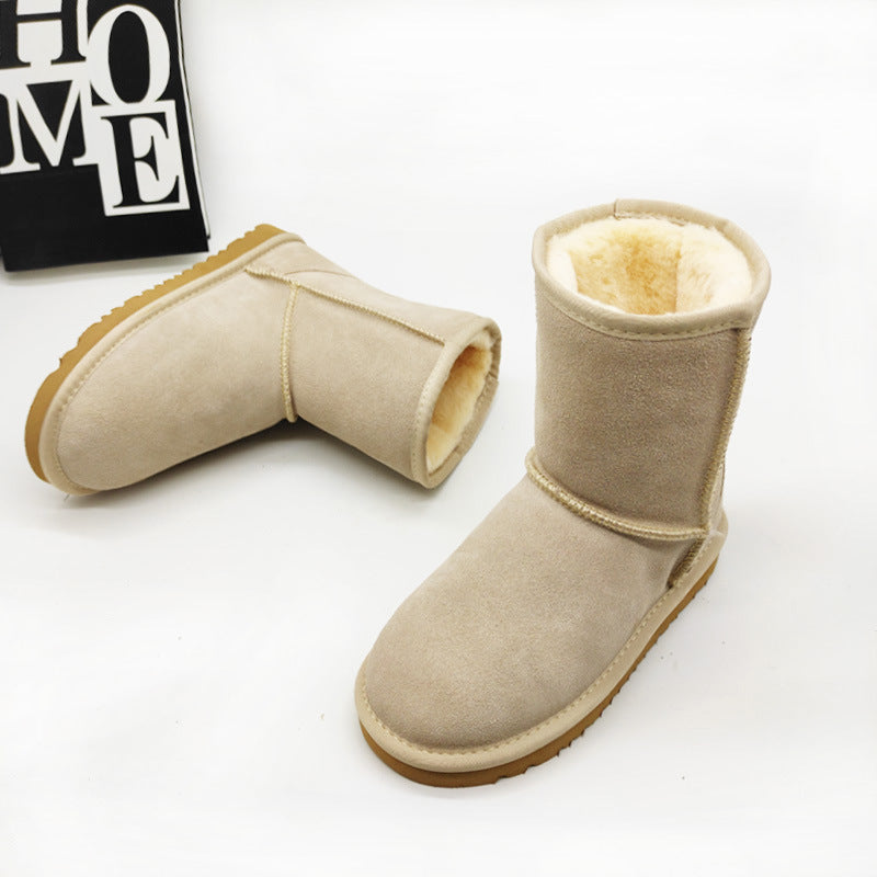 Personalized Mid-calf Length Snow Boots