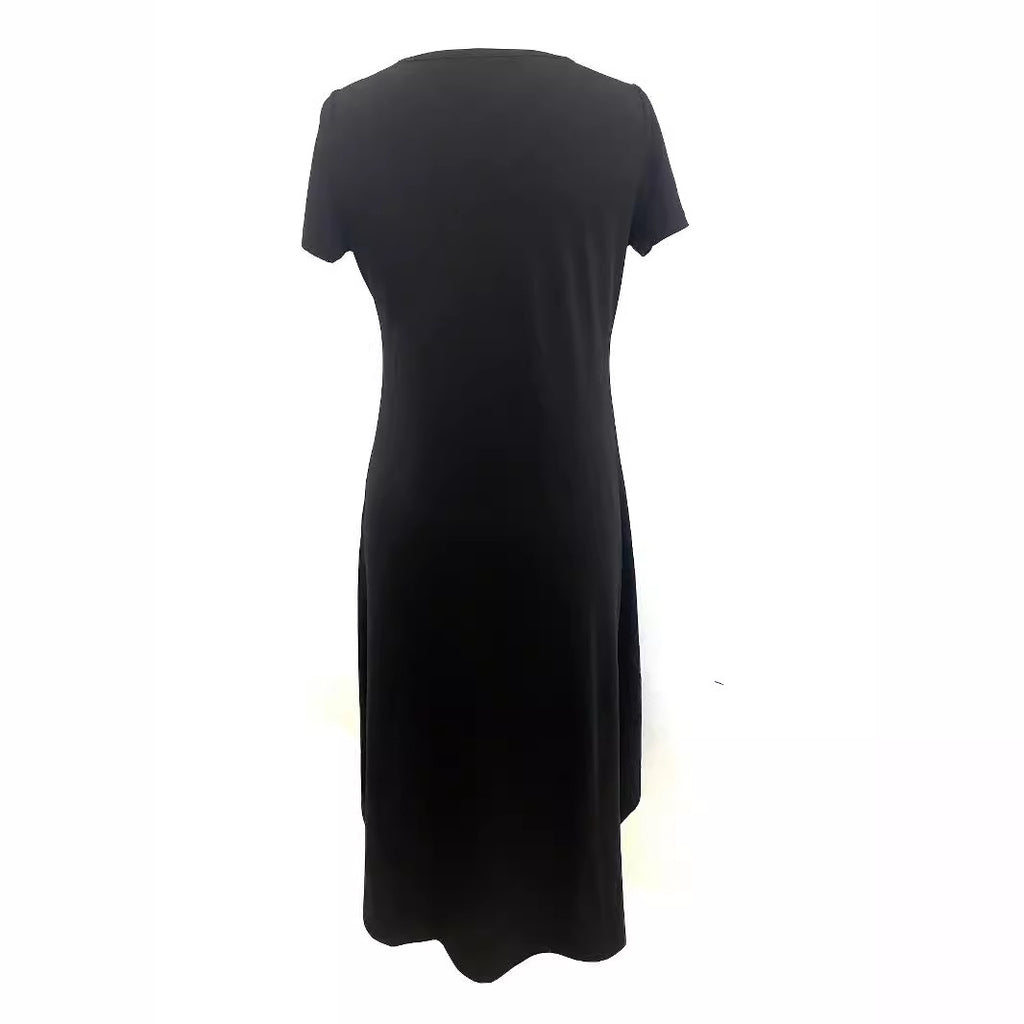 European And American Hot Girl High Elastic Solid Color Dress Women