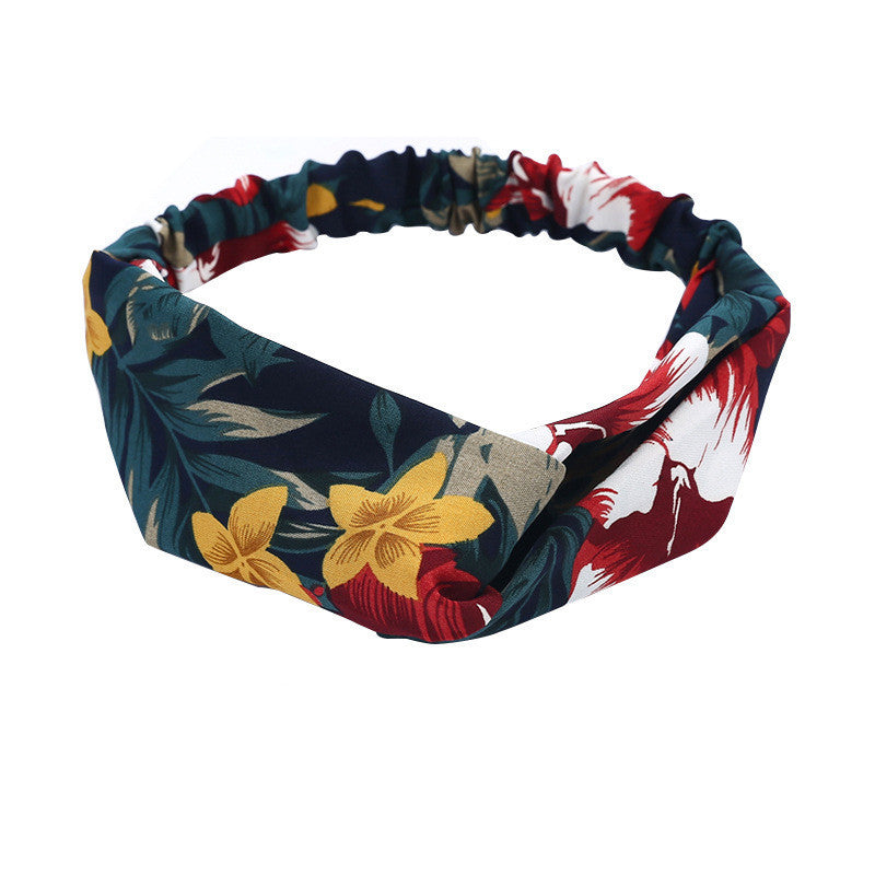 Elastic Cross Hairband Ladies Headband Hair Band Yoga Sports Headband