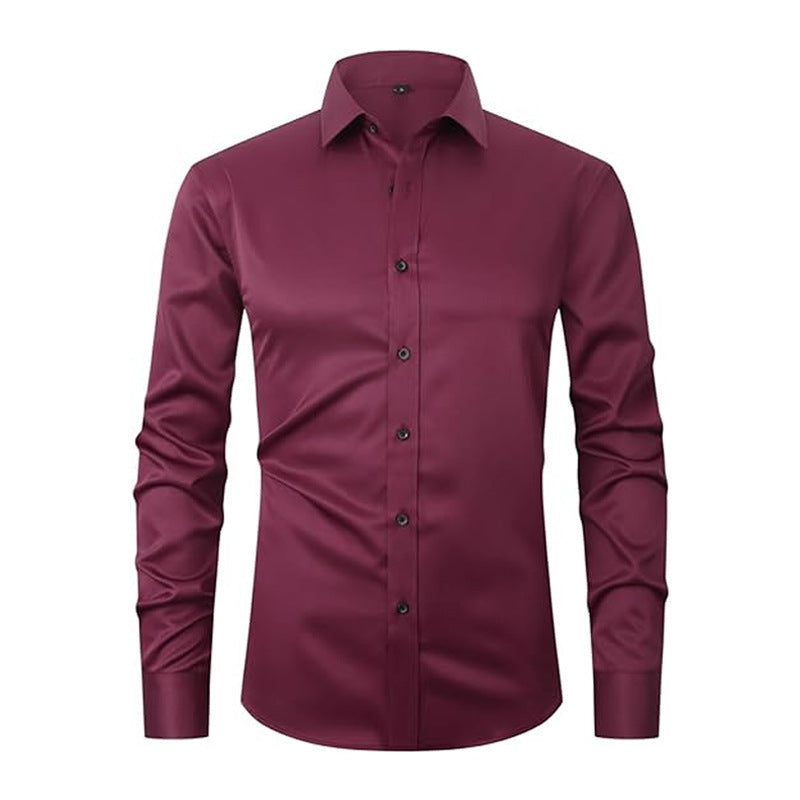 Stretch Long Sleeve Shirt Men's Work