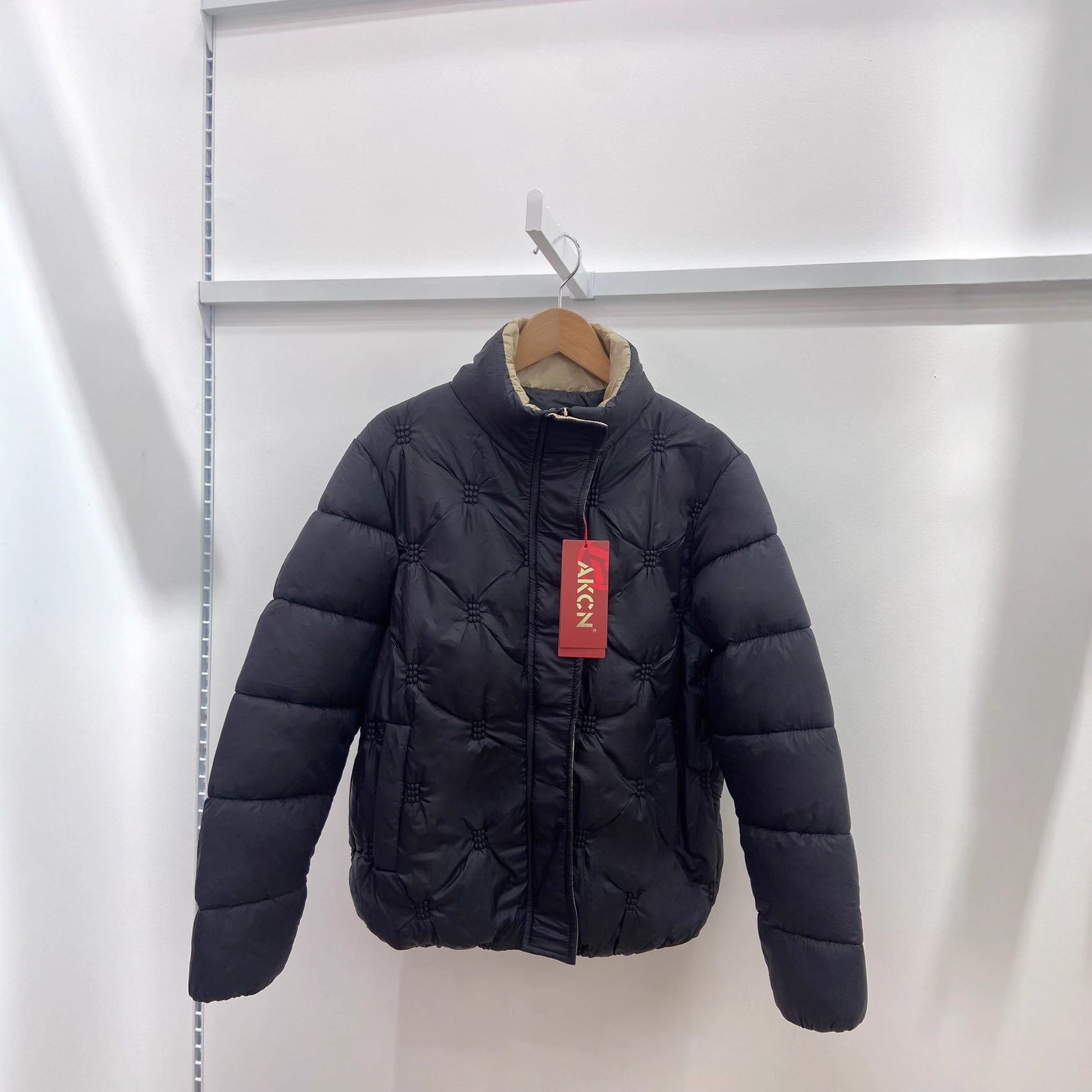 Plus Size Down Cotton Embroidered Warm Coat