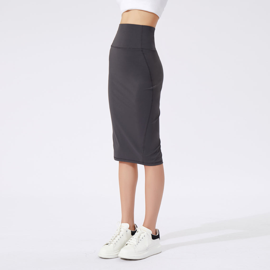 Nude Feel High Waist Hip Lift Sports Running Skirt