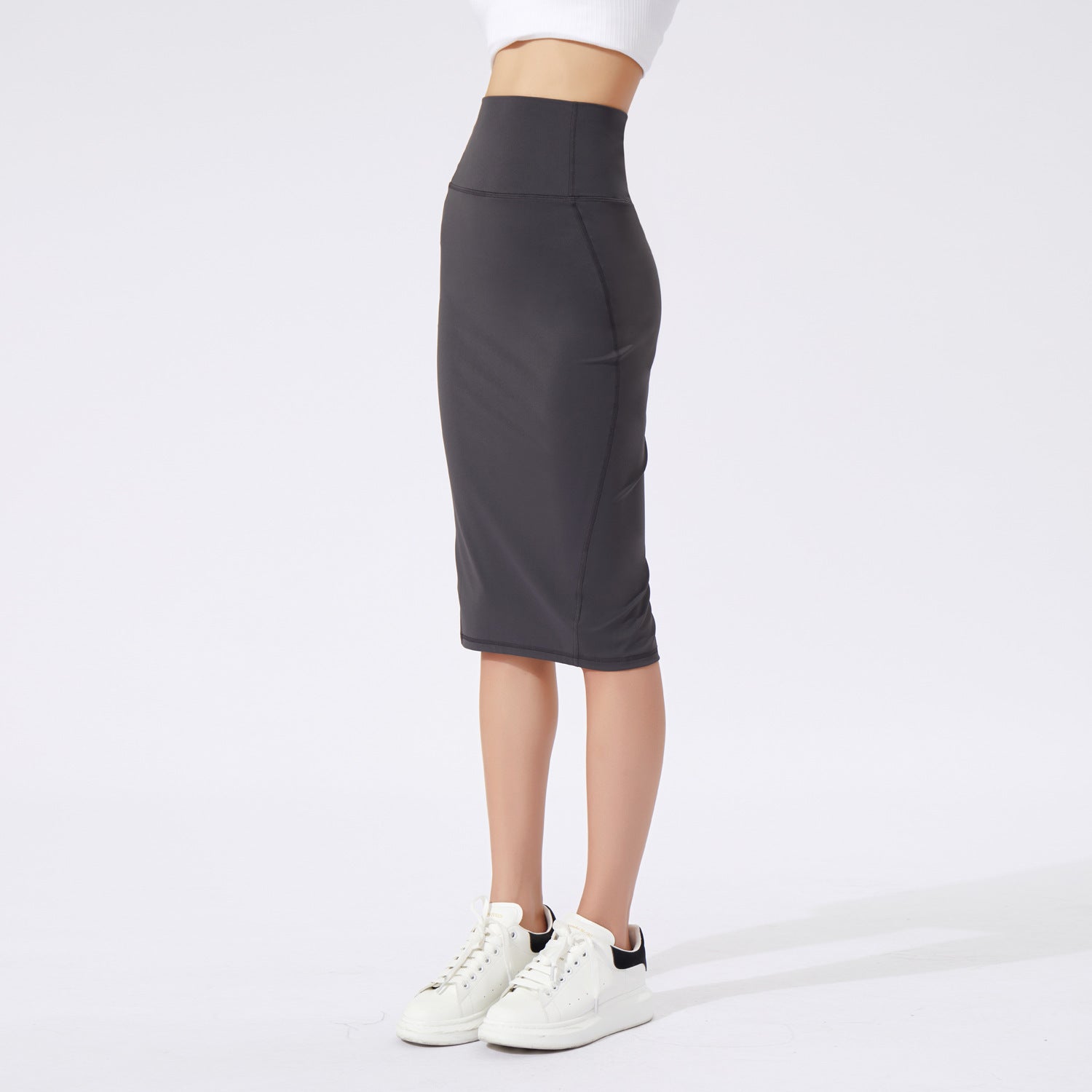 Nude Feel High Waist Hip Lift Sports Running Skirt