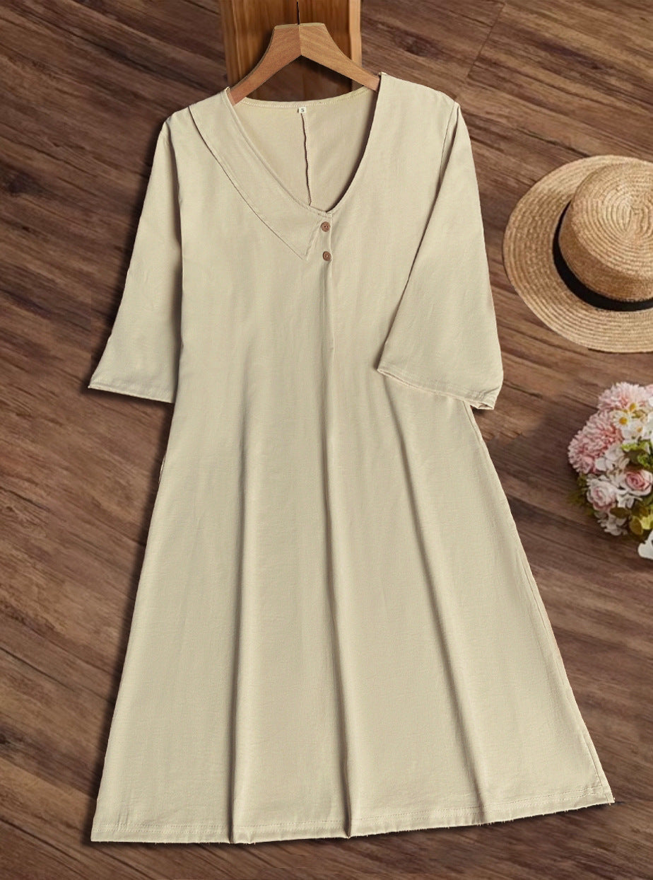 White Lace Ruffled Short Sleeves Hollow Dress