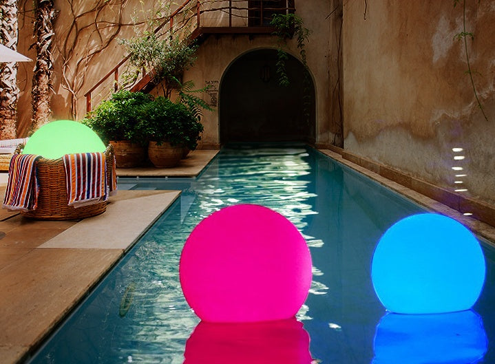 Luminous Ball Lamp Outdoor Colorful Waterproof Decorative Ball Lamp