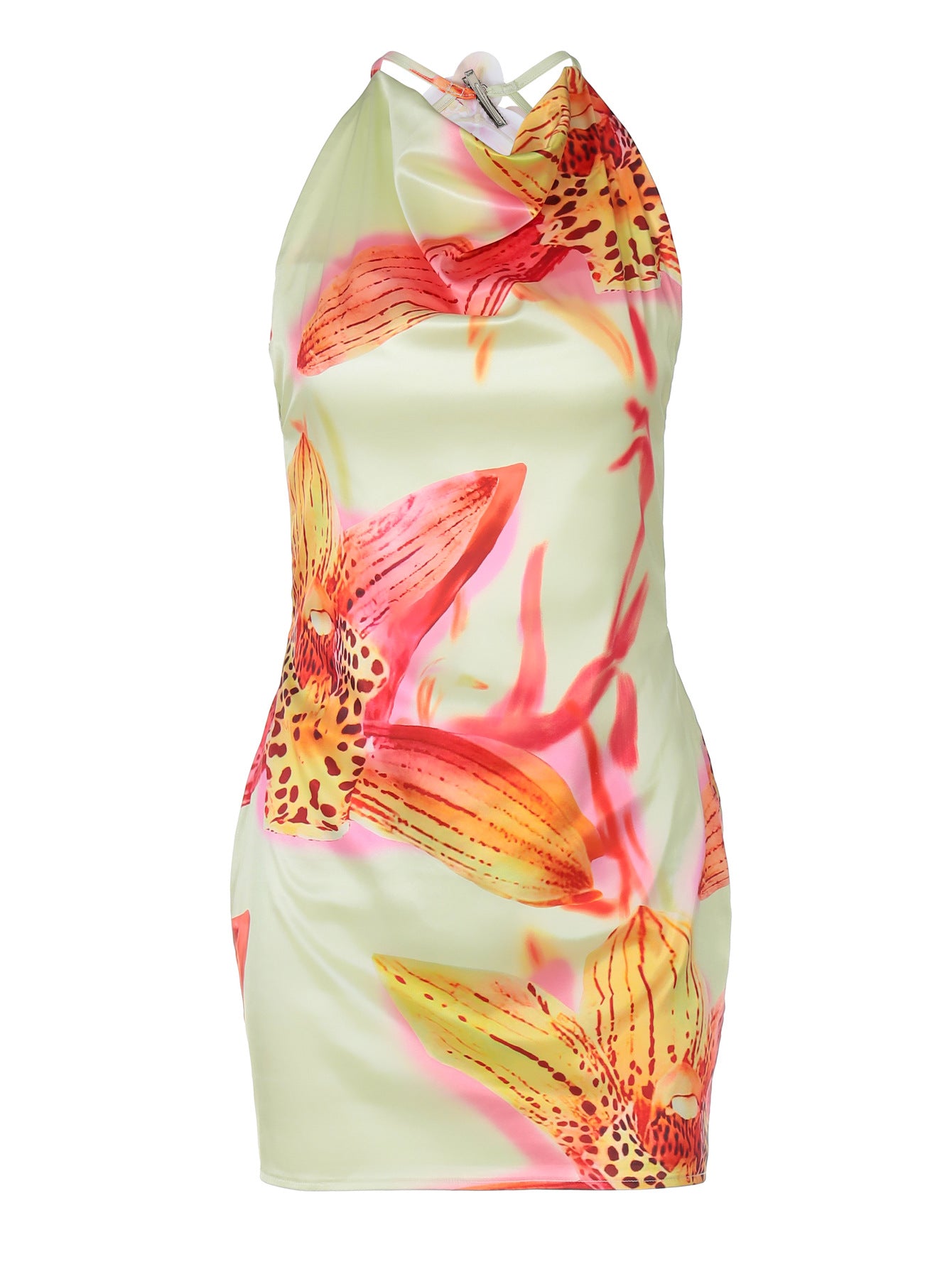 Fashion Halter Tube Top Color Printing Vacation Style Hot Girl Top