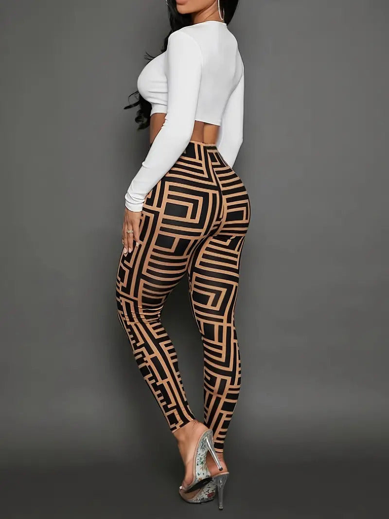 Striped Series Simple Yoga Pants Belly Contracting And Hip Lifting