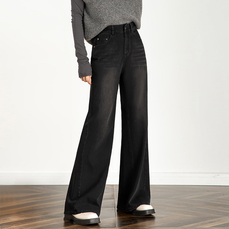 Lengthened Loose Slimming Mop Pants