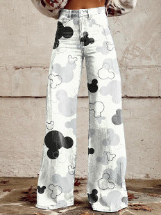 Women's Flared Thin Casual Pants