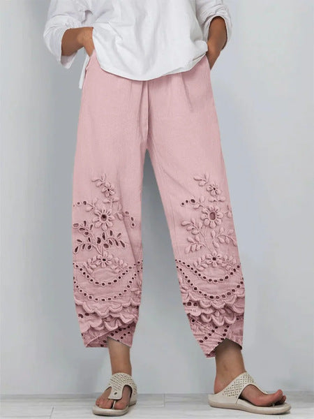 Women's Digital Printing Fashion Loose Casual Pants