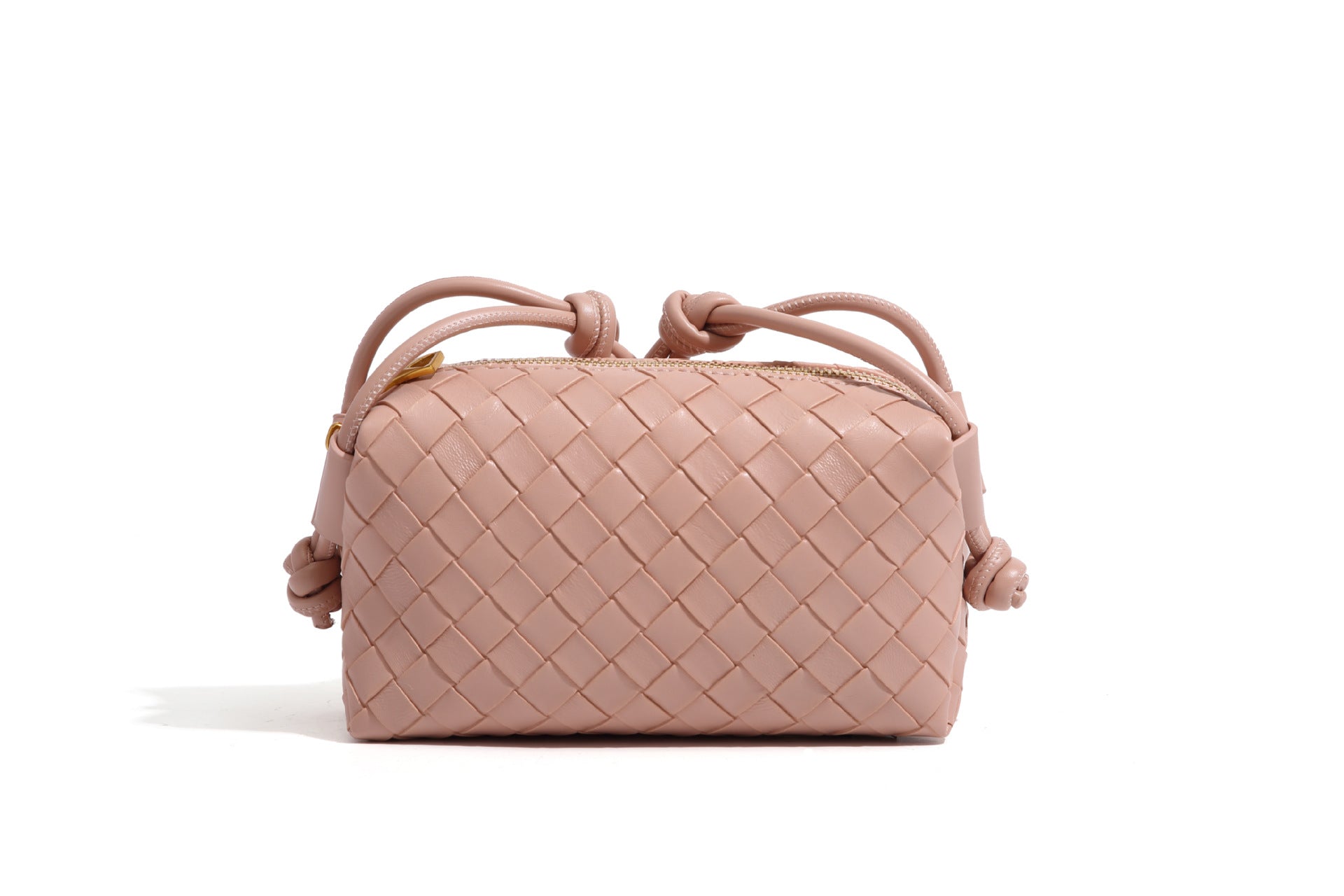 Woven Small Square Bag One Shoulder Women's Messenger Bag