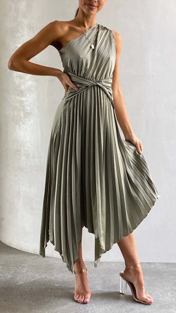 Summer Sexy Temperament Women's Clothing Solid Color Dress