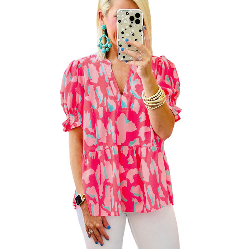 European And American Casual Loose Top Women