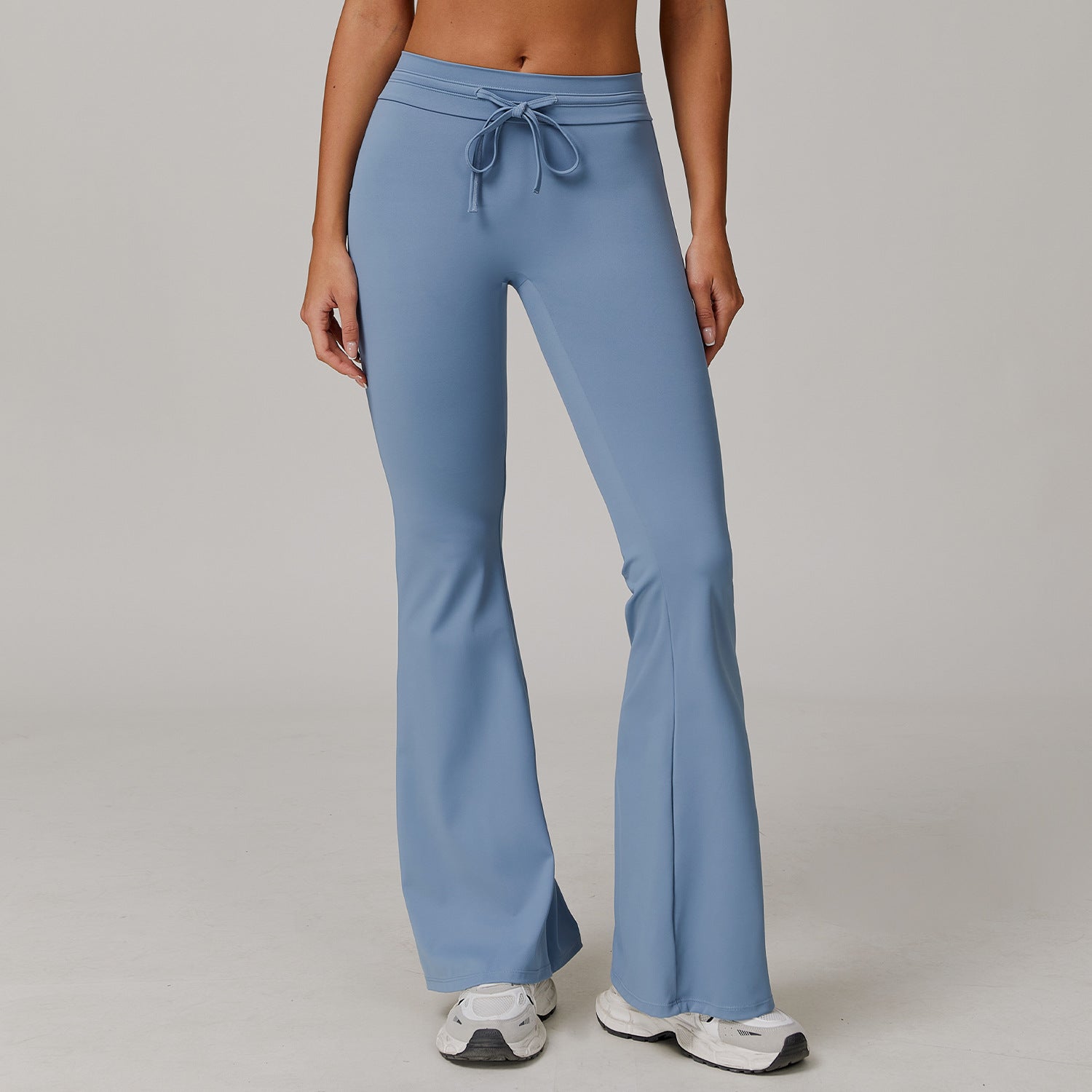 Sun Protection Sports Bell-bottom Pants High Waist Drawstring Breathable Cool Pants