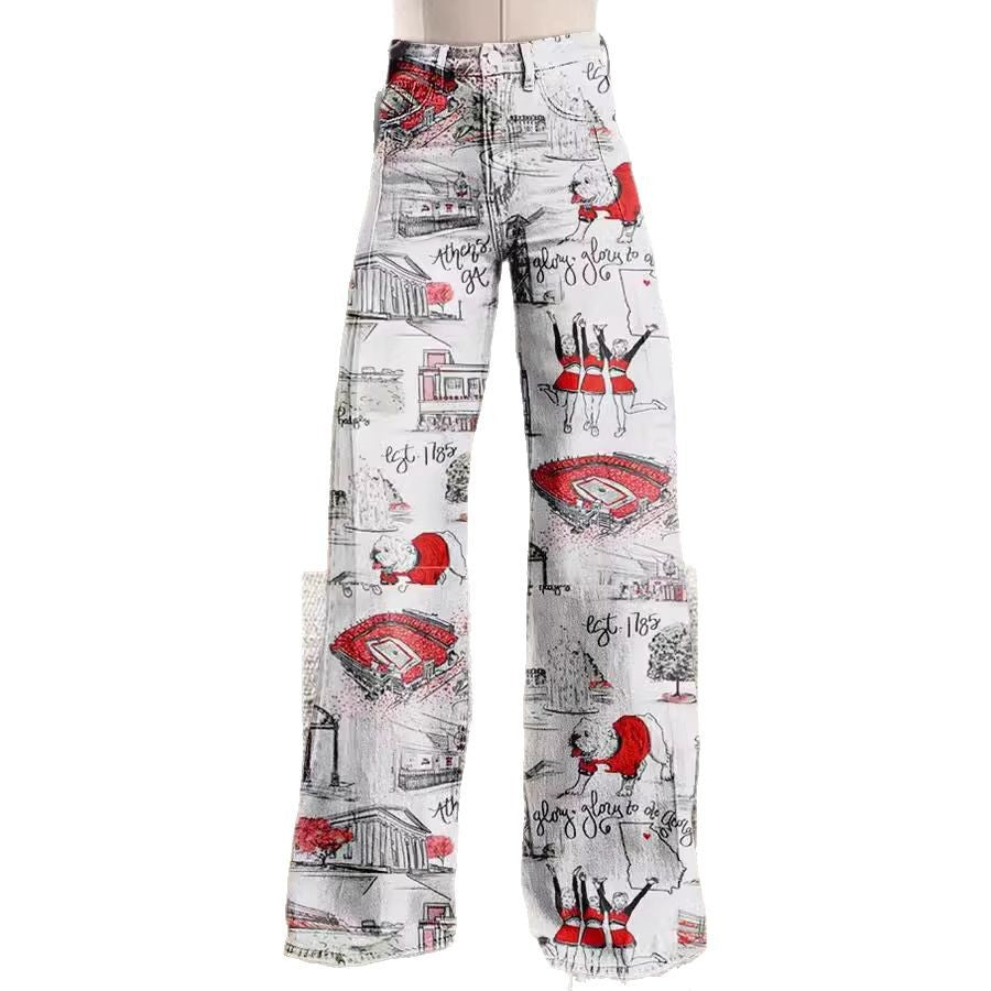 Women's Flared Thin Casual Pants