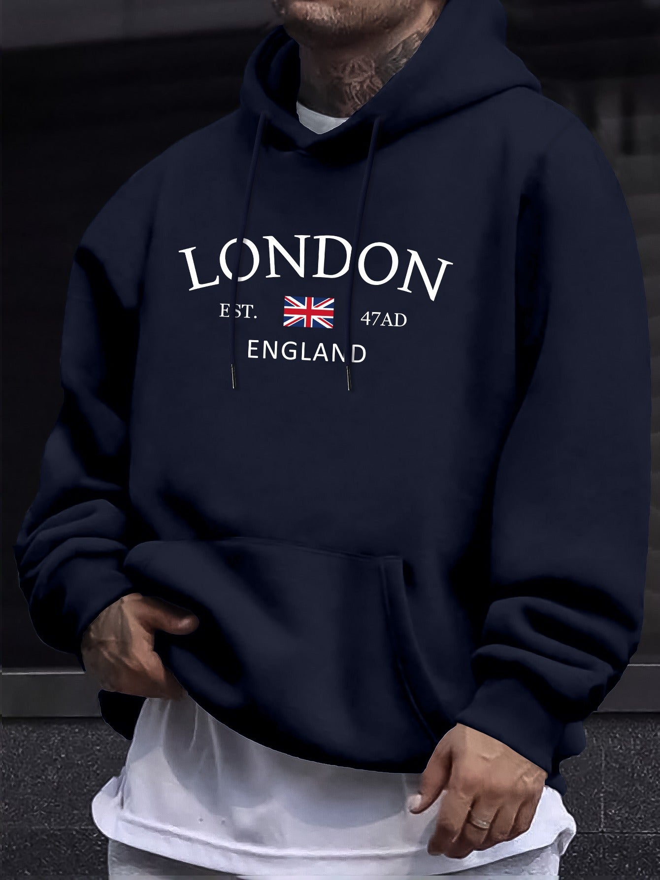 Fashion Personalized Printed Men's Hoodie Casual