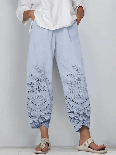 Women's Digital Printing Fashion Loose Casual Pants