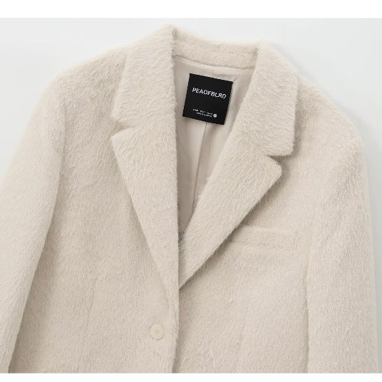 Fashion Personality Women's Faux Fur Blazer