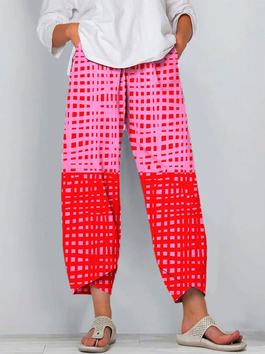 Women's Digital Printing Fashion Loose Casual Pants