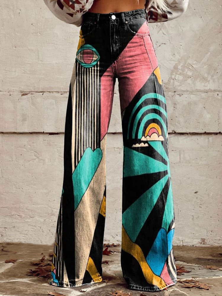 Women's Flared Thin Casual Pants