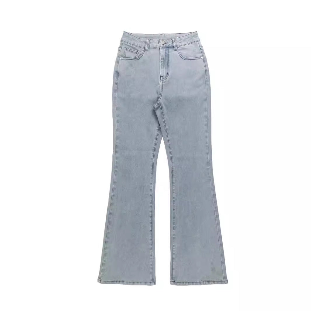 Women's High Waist Flared Fashion Stretch Jeans