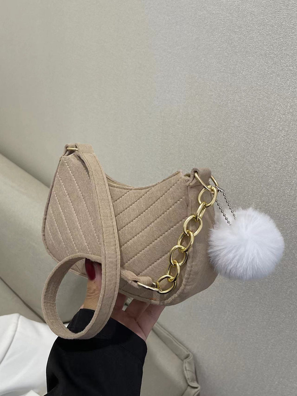 Casual Women's New Retro Solid Color Shoulder Messenger Bag