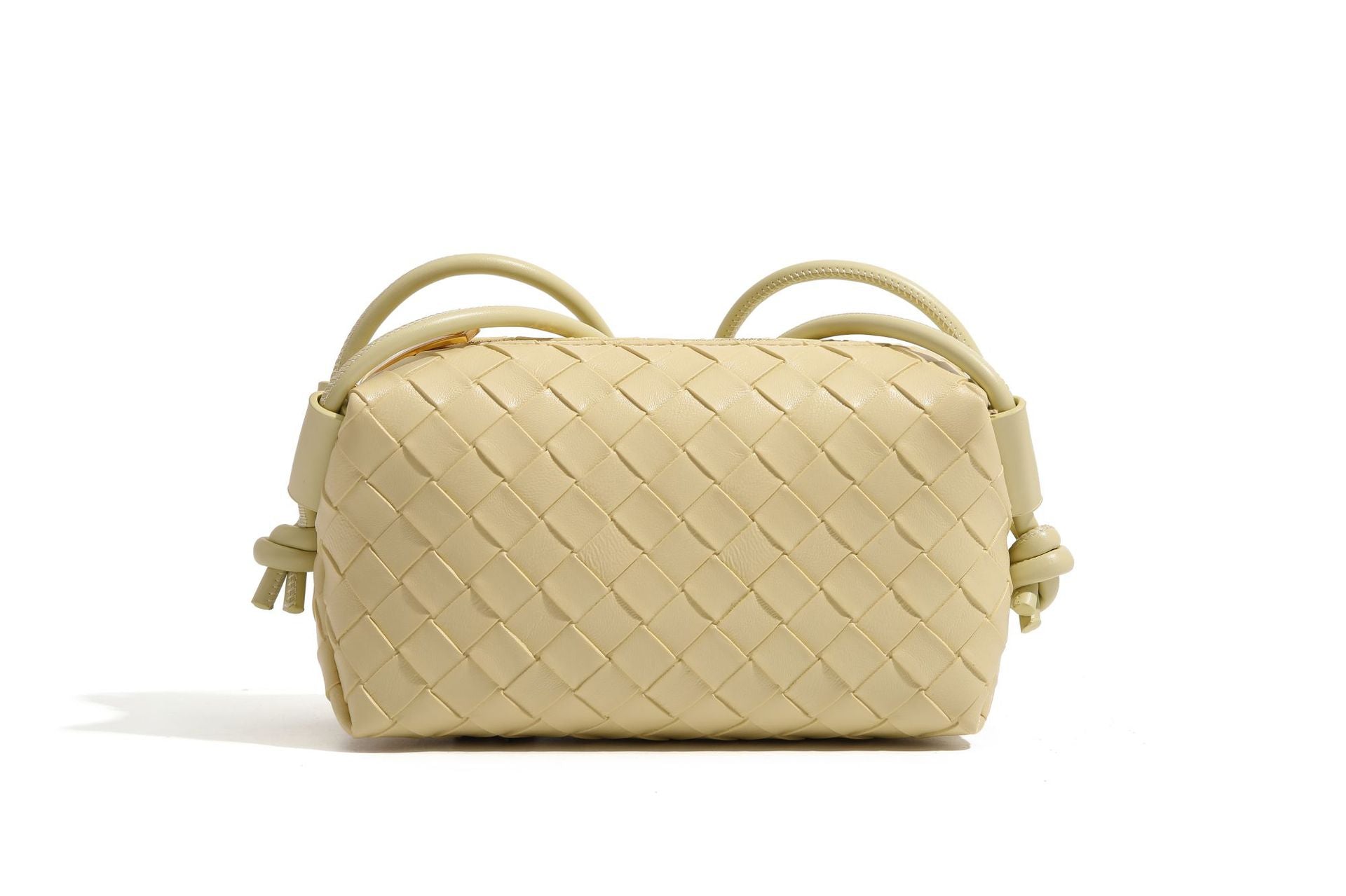 Woven Small Square Bag One Shoulder Women's Messenger Bag
