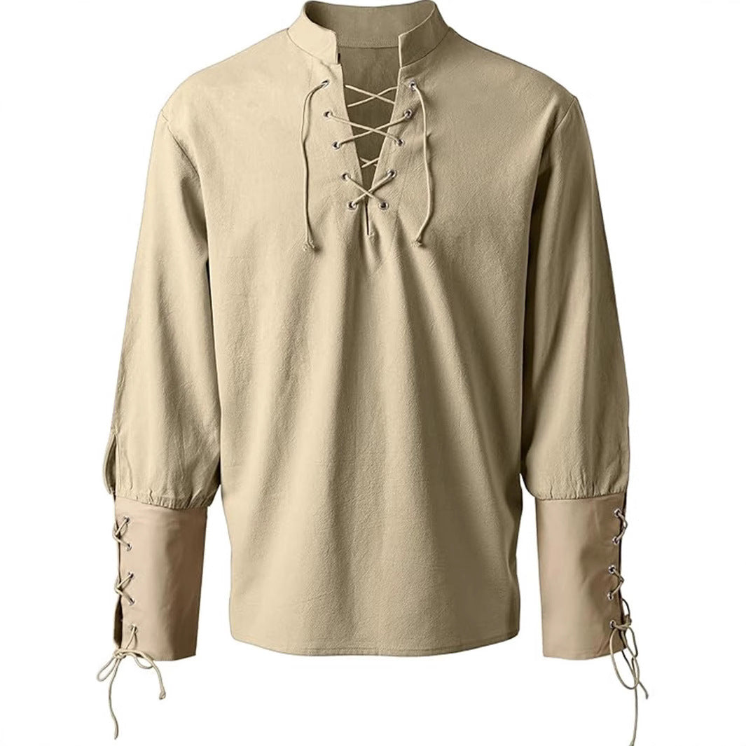 New Men's Long-sleeved Shirt