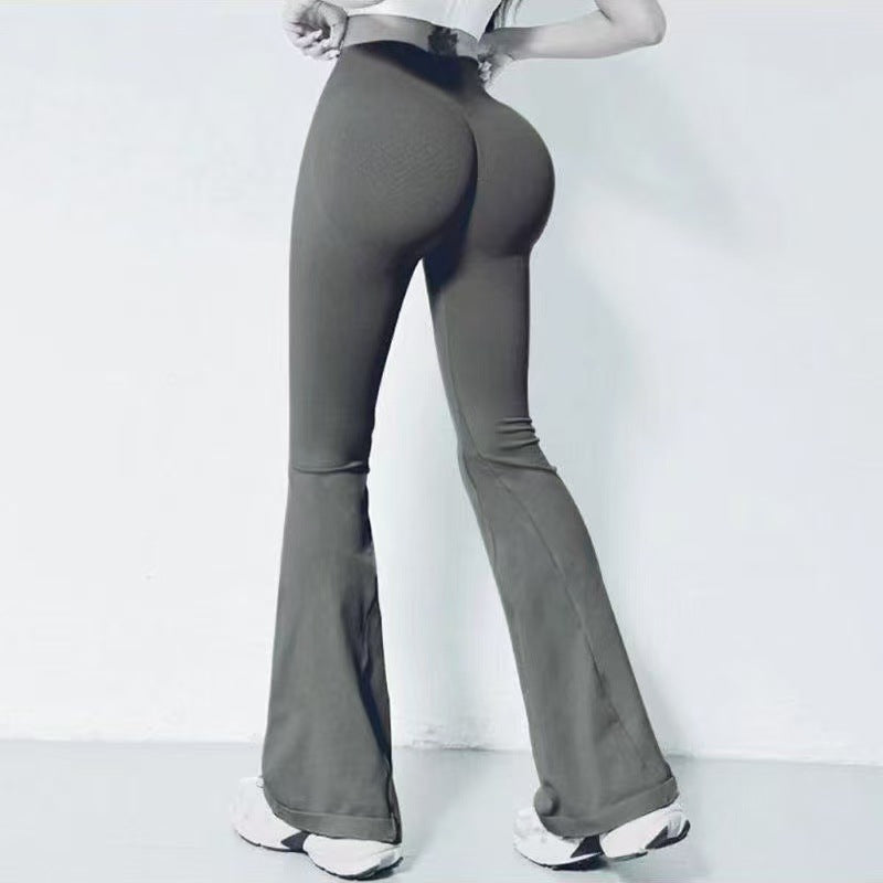 Horn Yoga Pants Women's High Waist Hip Beauty