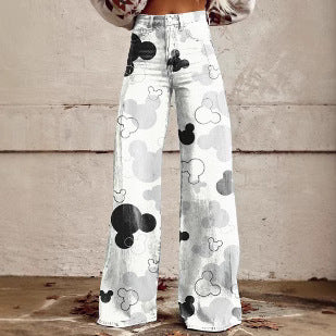 Women's Flared Thin Casual Pants