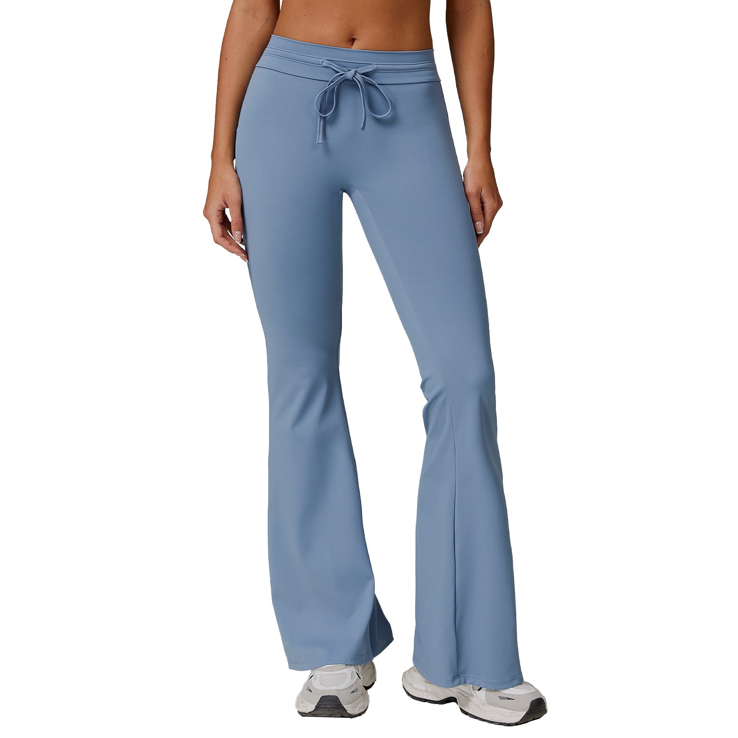 Sun Protection Sports Bell-bottom Pants High Waist Drawstring Breathable Cool Pants