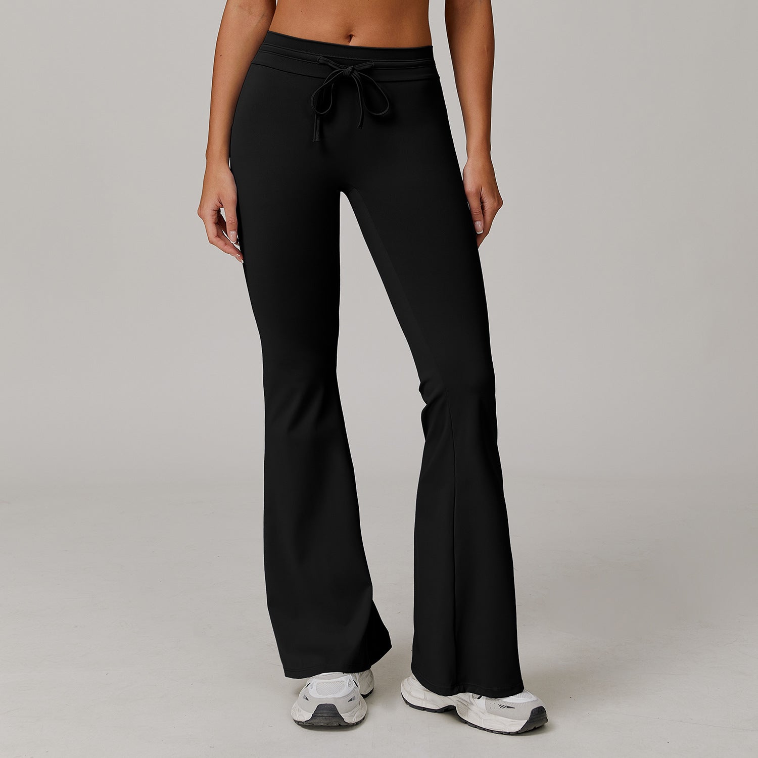 Sun Protection Sports Bell-bottom Pants High Waist Drawstring Breathable Cool Pants