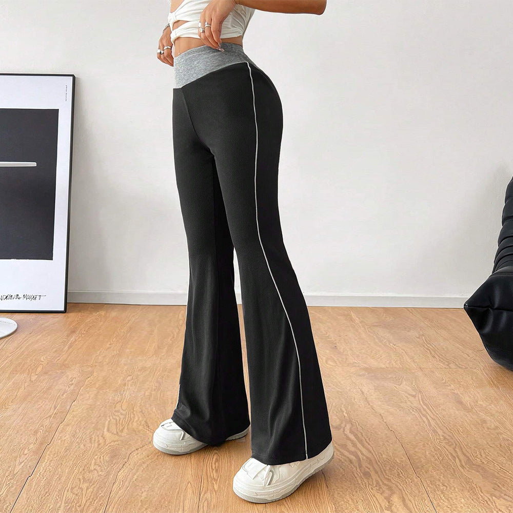 Autumn And Winter Wild Girls Casual Wide-leg Trousers