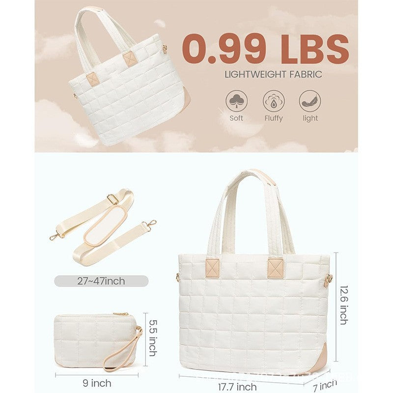 Large Capacity Totes Women's One Shoulder Computer Bag