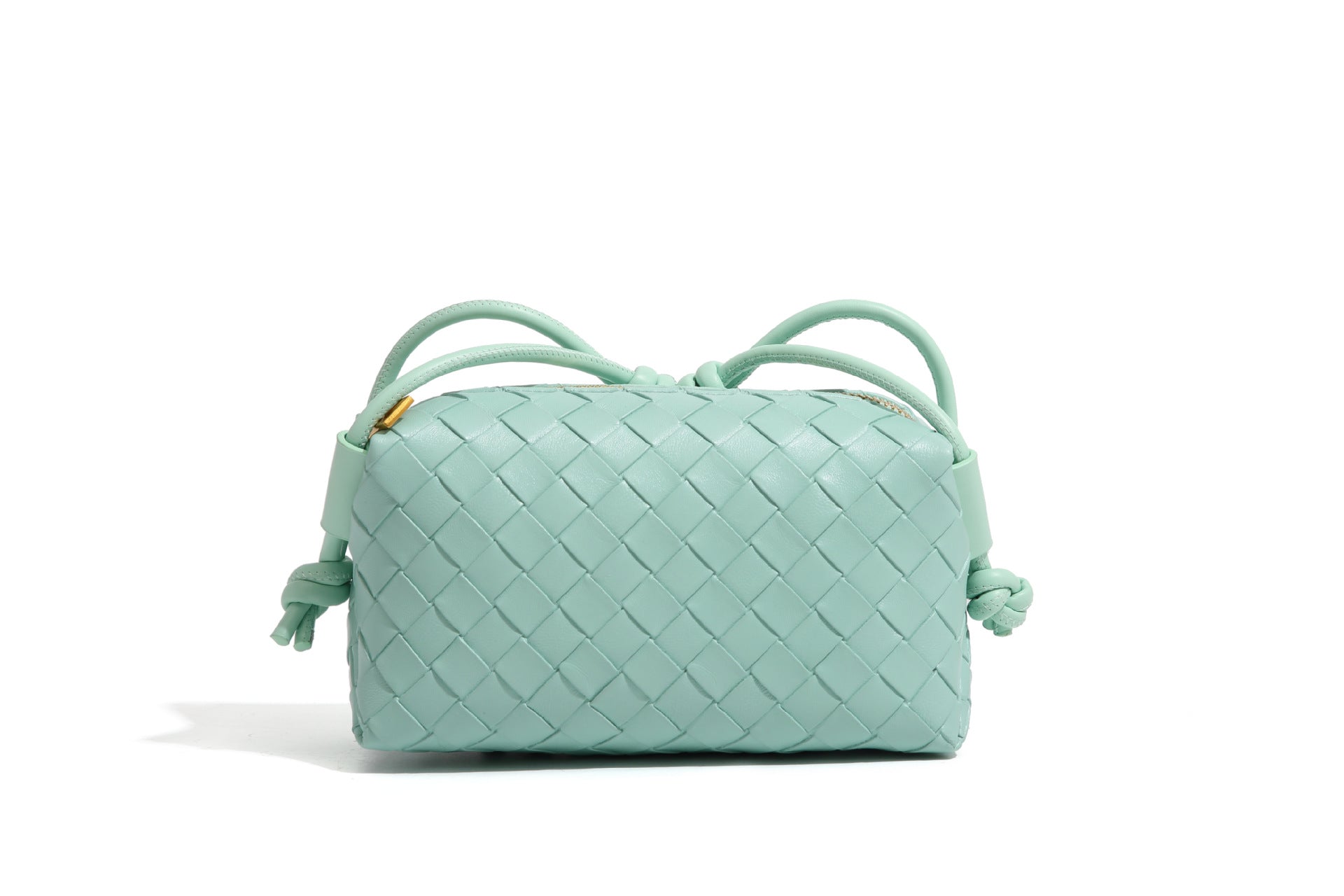 Woven Small Square Bag One Shoulder Women's Messenger Bag