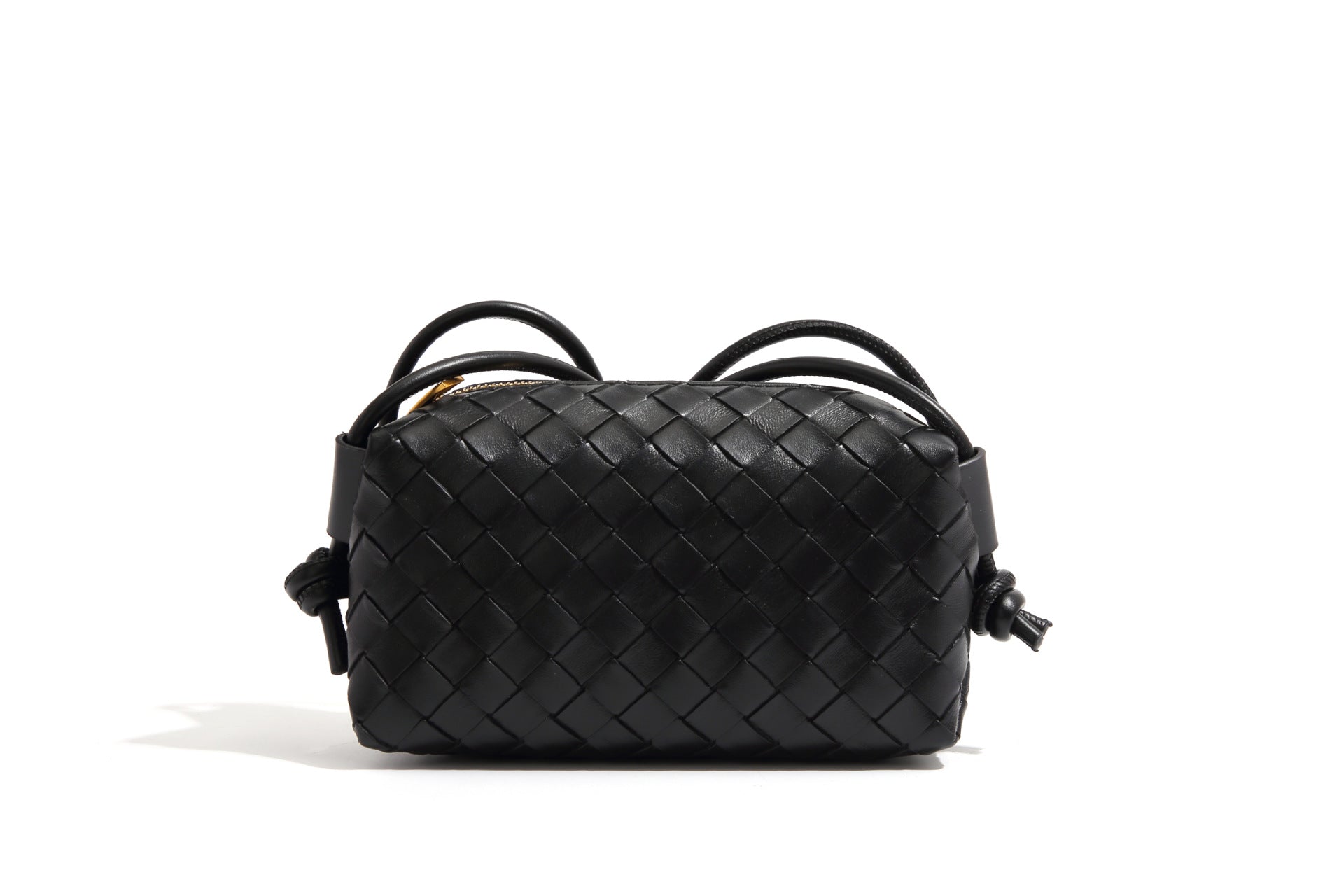 Woven Small Square Bag One Shoulder Women's Messenger Bag