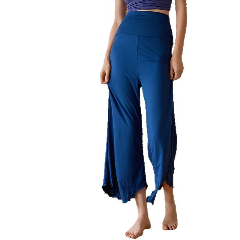 Women's Loose Cropped Solid Color Sweatpants