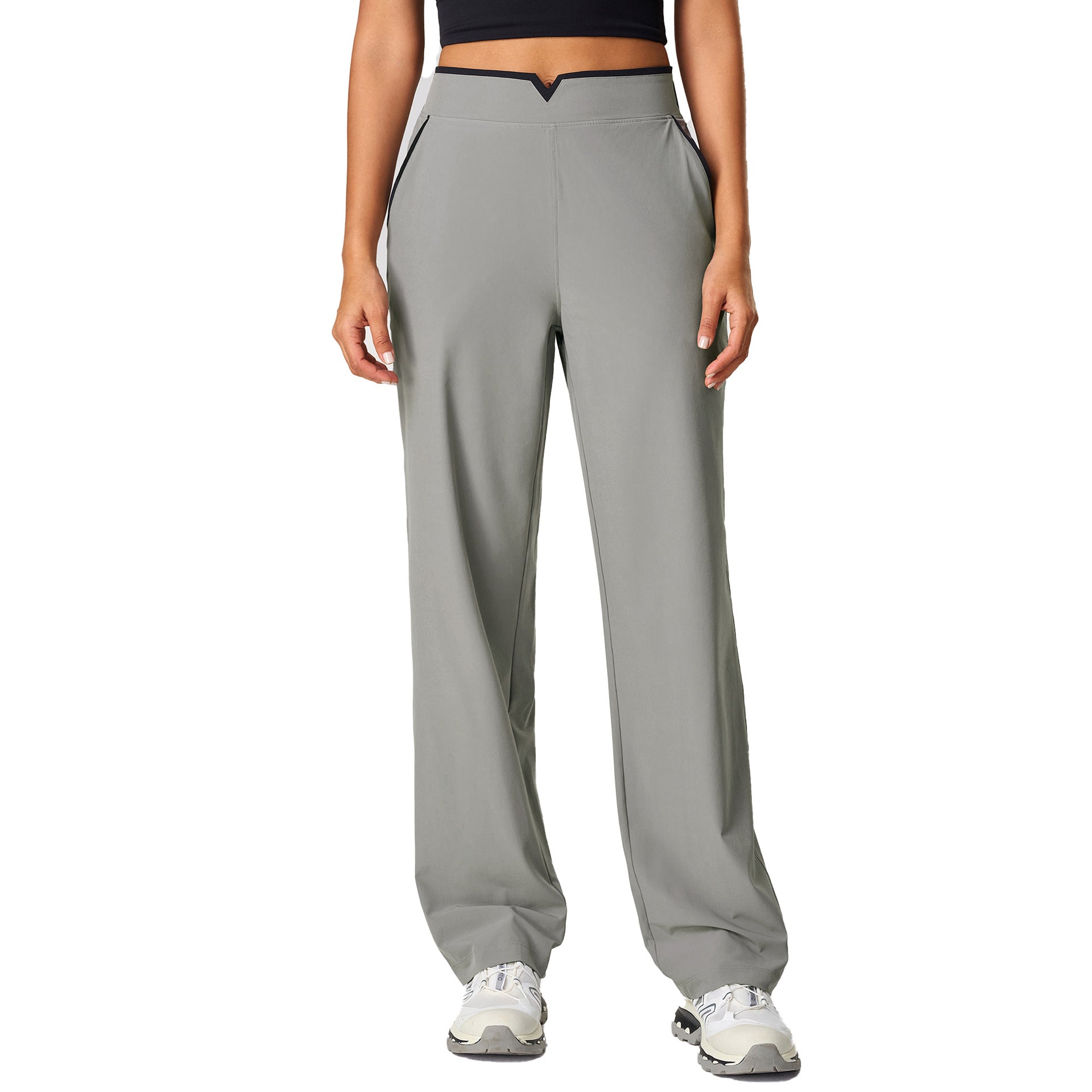 Casual Versatile Yoga High Waist Drooping Wide-leg Pants