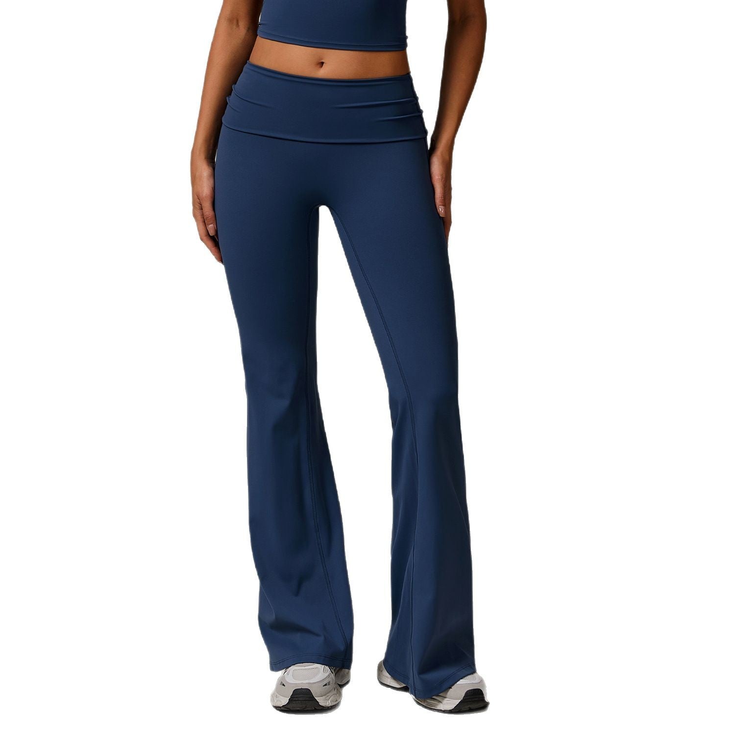 Women's Casual Folding High Waist Yoga Pants