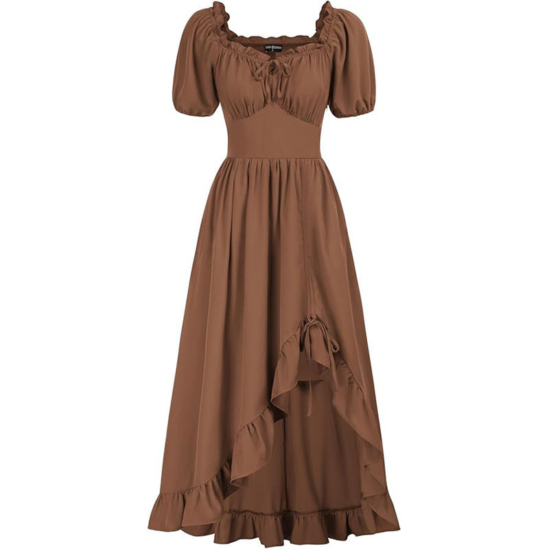 Retro Irregular Women's Stage Dress