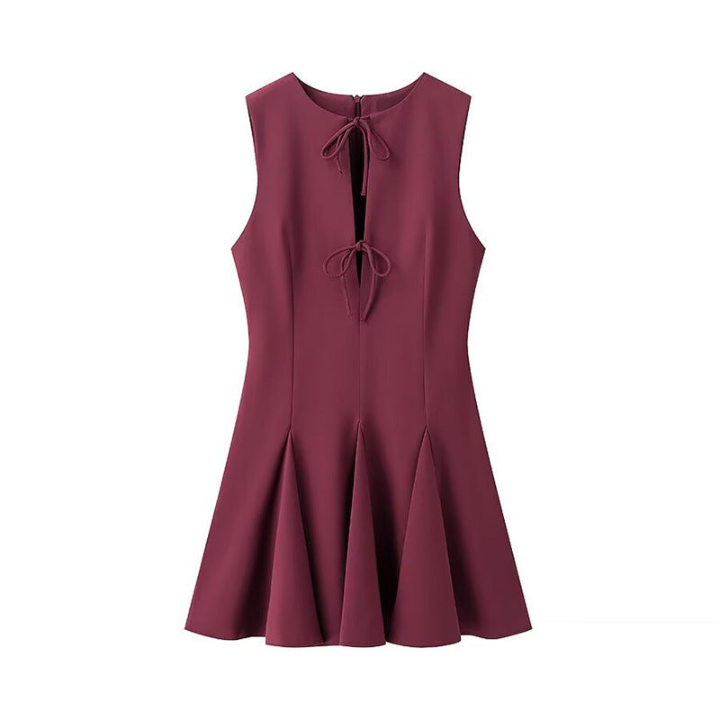 Women's Fashion Design Bow Tie Dress