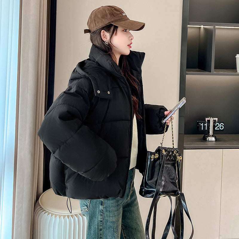 Winter Hooded Slim-fitting Cotton-padded Jacket Fashionable Stylish