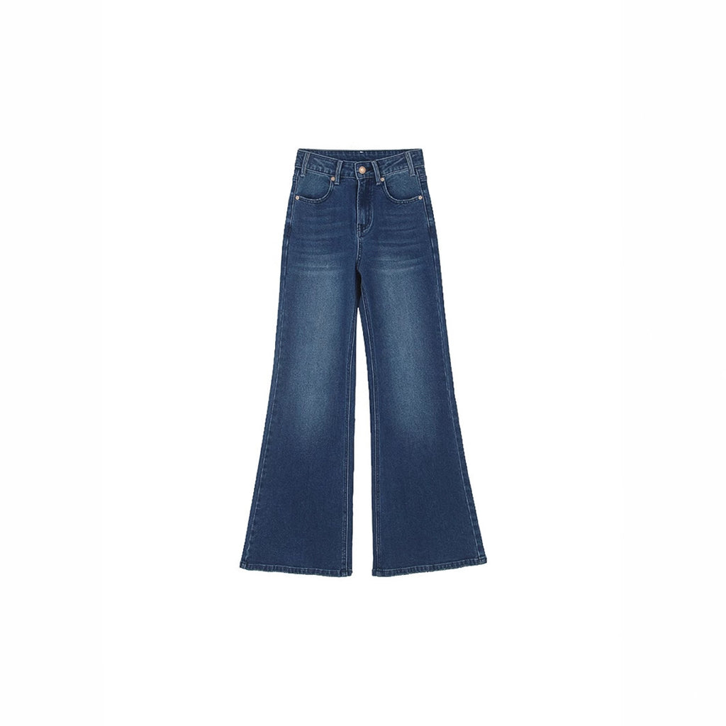 Women's Autumn New High Waist Slimming And Straight Wide Leg Mop Pants