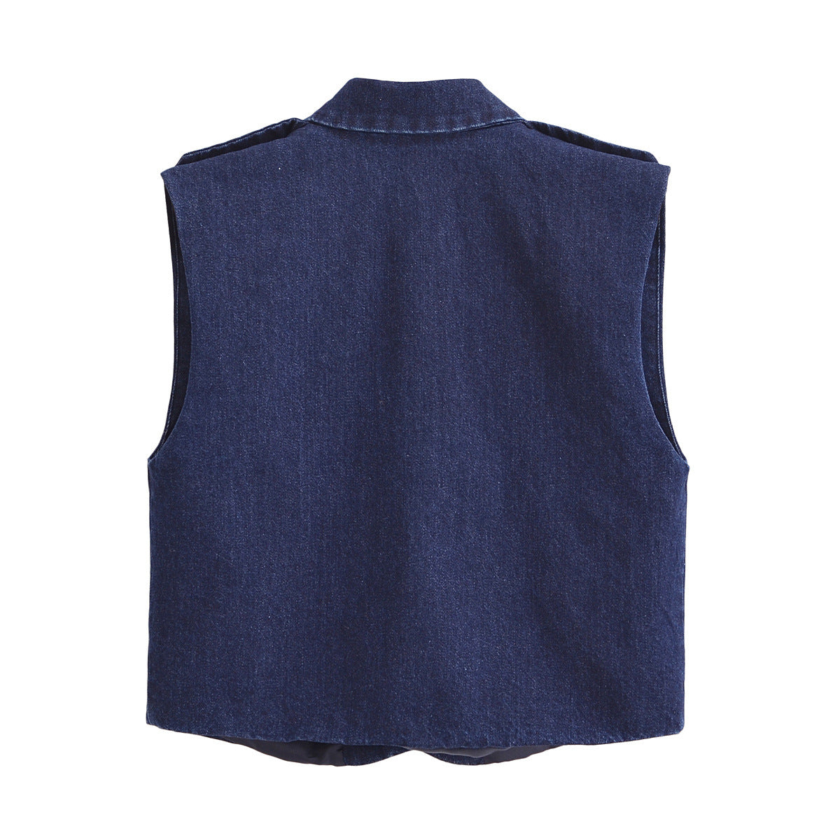 European And American Women's Clothing Denim Suit Vest Jacket Pants Suit