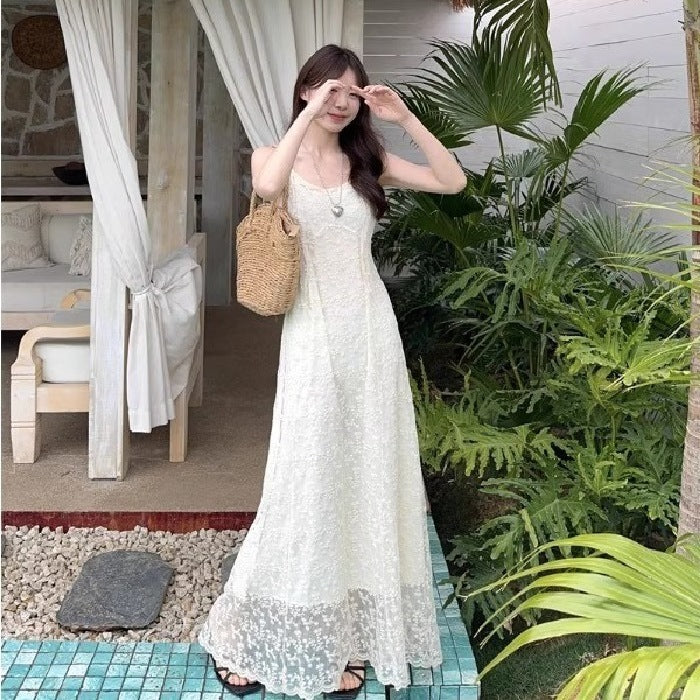 Women's Summer Lace Jacquard Vacation Skirt