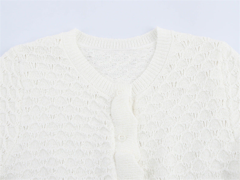 Women's All-match Round Neck Single-breasted Coat