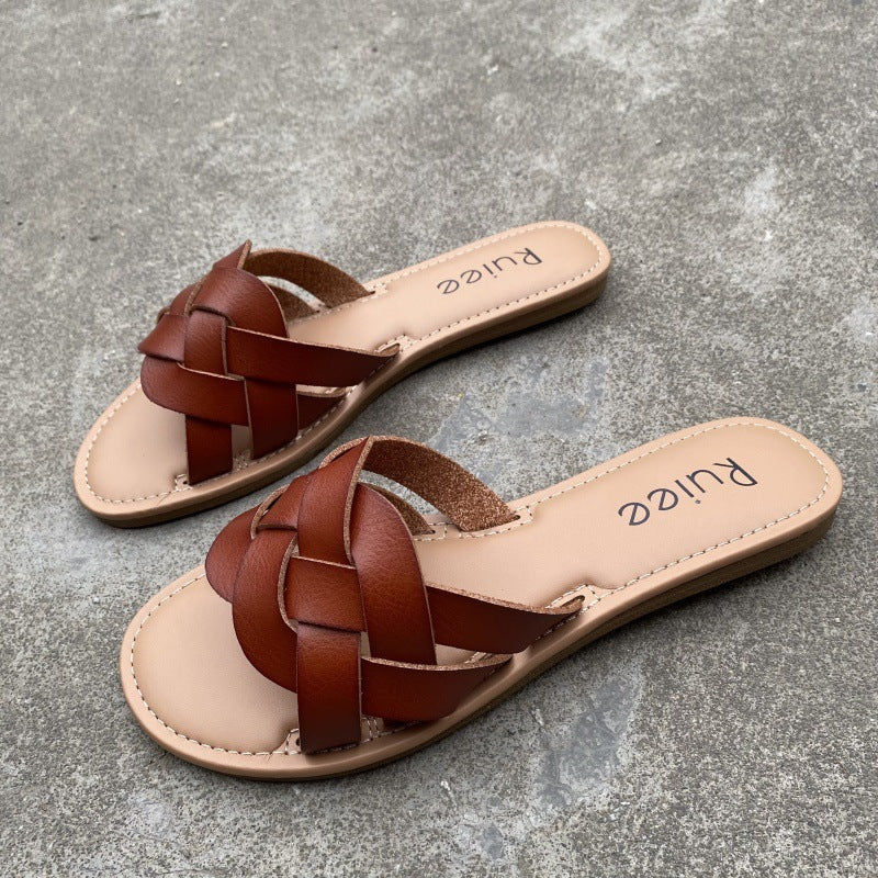 High-grade Flat Slippers For Women Summer